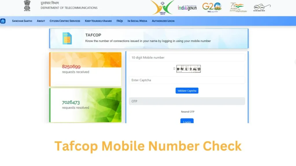 tafcop-mobile-number-check